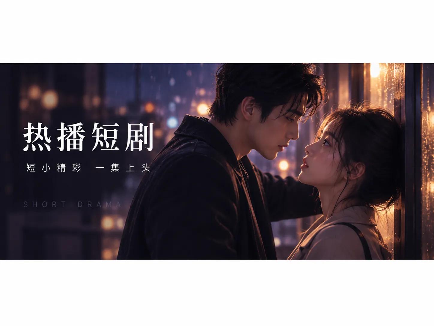 悬疑影视主题封面风格画面